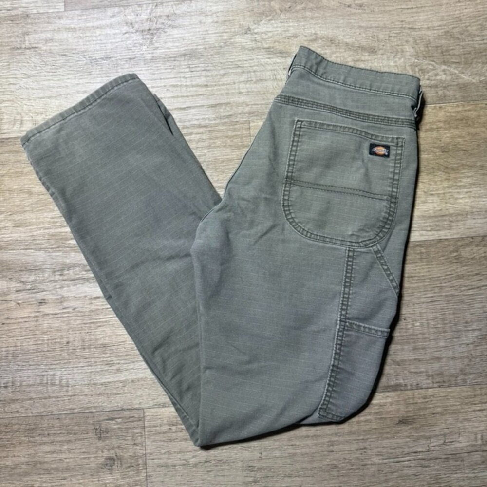 Grey Dickies Flex Straight Leg Cargo Pants with Multiple Pockets Size 30x 32